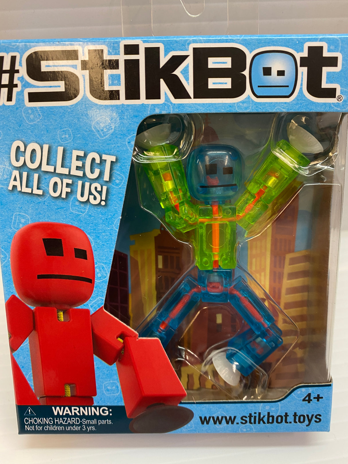 Stik Bot Singles Blue/Green Man | TST616 | StikBot