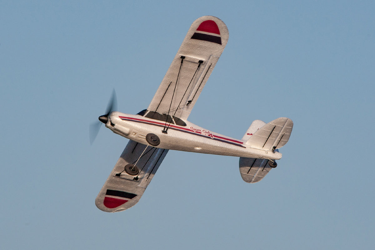 Super Cub MX4 Micro EP 4-Channel RTF Airplane with PASS System | RGRA1114 | HRP Hobbies