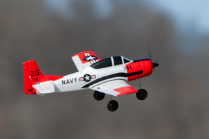 T-28 Trojan Micro RTF Airplane w/PASS | RGRA1302 | HRP Hobbies