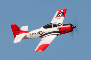 T-28 Trojan Micro RTF Airplane w/PASS | RGRA1302 | HRP Hobbies