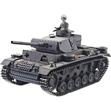1/16 scale model of a Panzer III tank with a soldier figure for IMEX TAG12082