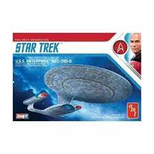 The Next Generation Star Trek U.S.S Enterprise NCC-1701-D 1/2500 Scale | AMT1126 | AMT Model Kit