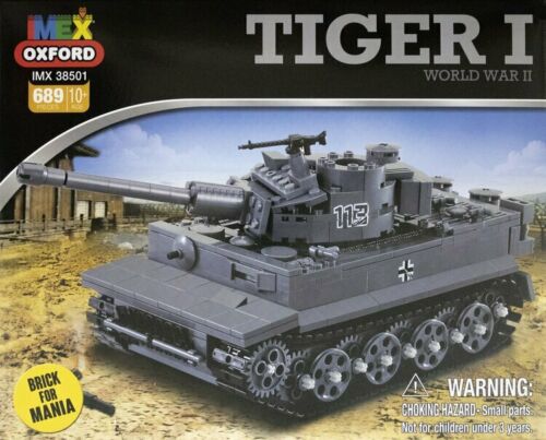 Model kit of a Tiger I tank from World War II for Oxford OXF38501