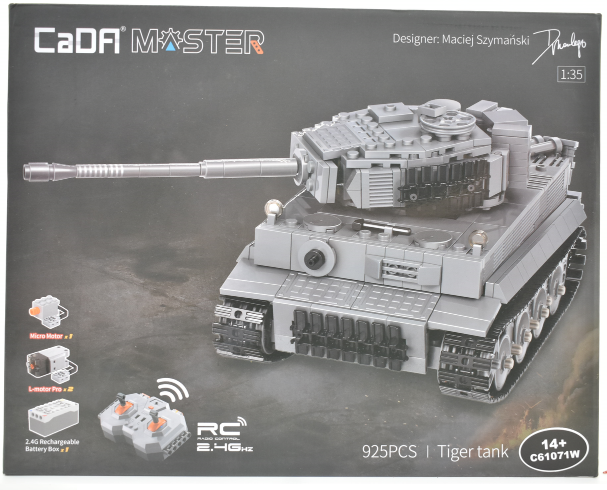 Tiger Tank 925pcs R/C Control | C61071W | CaDA