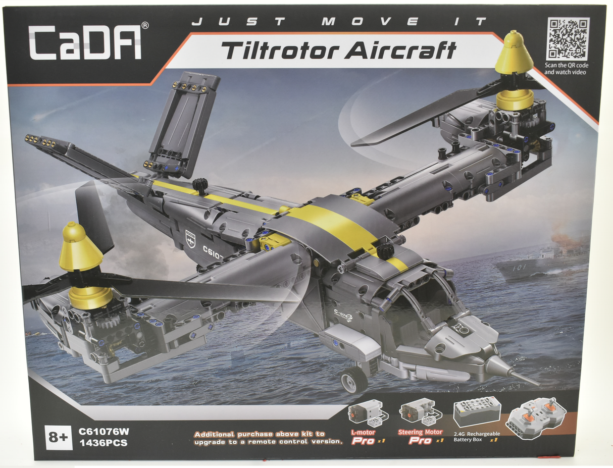 Tiltrotor Aircraft 1436pcs | C61076W | CaDA