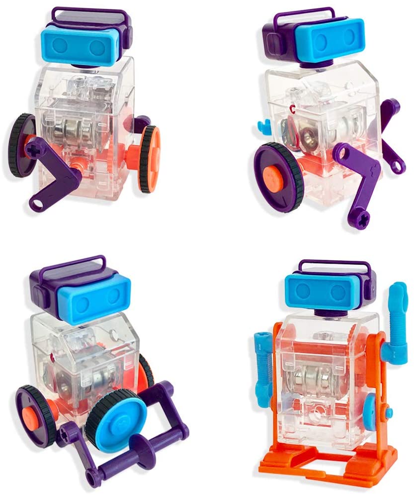 Assortment of colorful, educational, robotic building toys for kids for Smart Lab 00634
