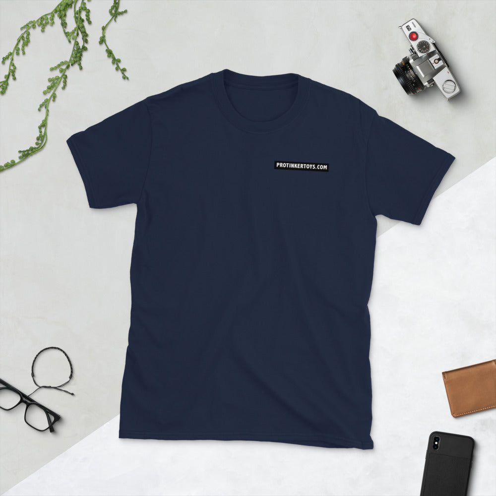 Cartoon Short-Sleeve Unisex T-Shirt-ProTinkerToys.com-Navy / S-ProTinkerToys