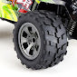 Black off-road tire on a remote-controlled monster truck for Banggood Toys 58679
