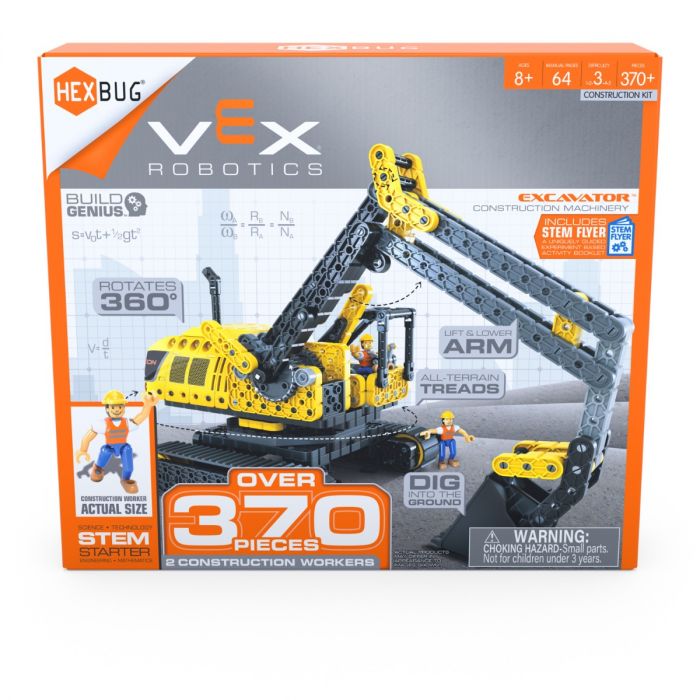 VEX Robotics excavator construction set with 370 pieces for HexBug 406-7608