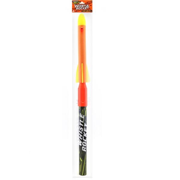 Orange and black whistle rocket toy for Toy Smith 91544