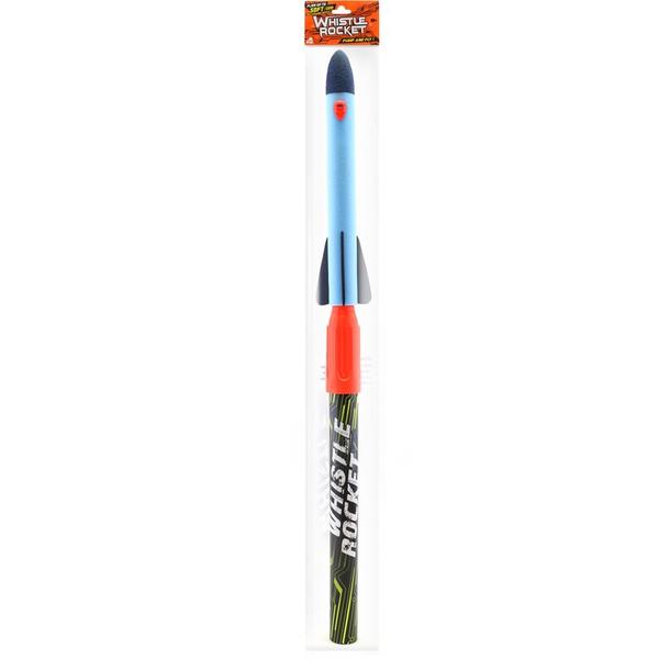 Blue and black whistle rocket toy for Toy Smith 91544