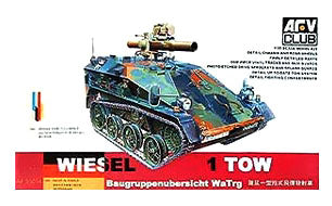 Model tank kit: Wiesel 1 Tow, 1/35 scale, detailed military vehicle for AFV Club AFV35014
