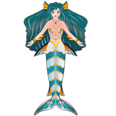 Mermaid DLX Nylon Kite WindZone | 82227 | Brain Storm