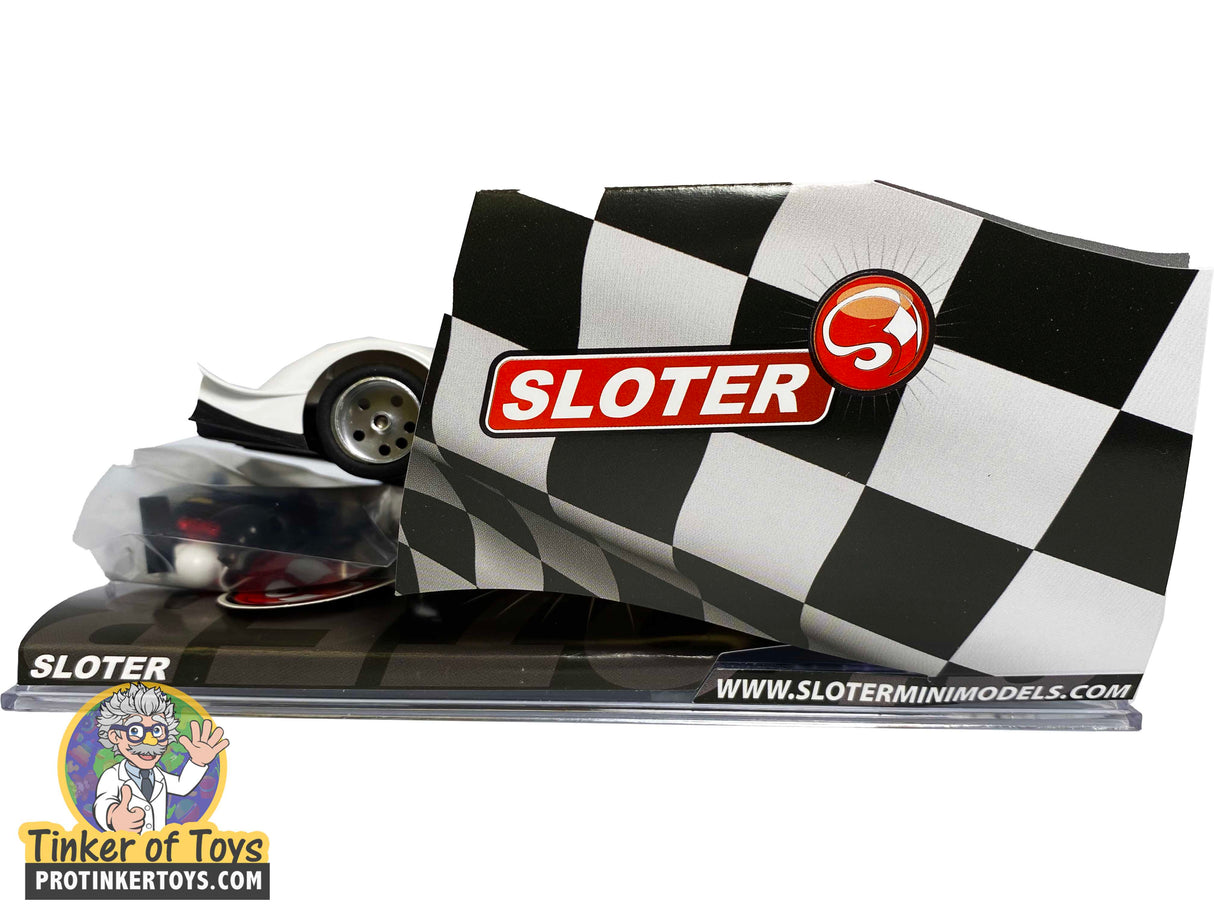 Sloter checkered flag banner for Zyteck Racing White Kit for 430104