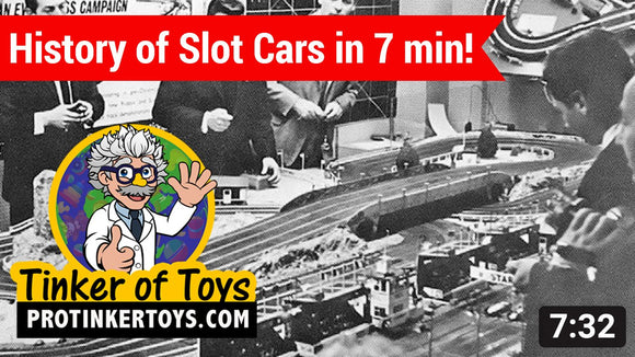 History of Slot Cars in 7 min. VLOG - protinkertoys