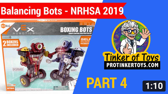 Closer Look @ VEX Balancing Boxing Bots – At the Show – NRHSA 2019 - protinkertoys