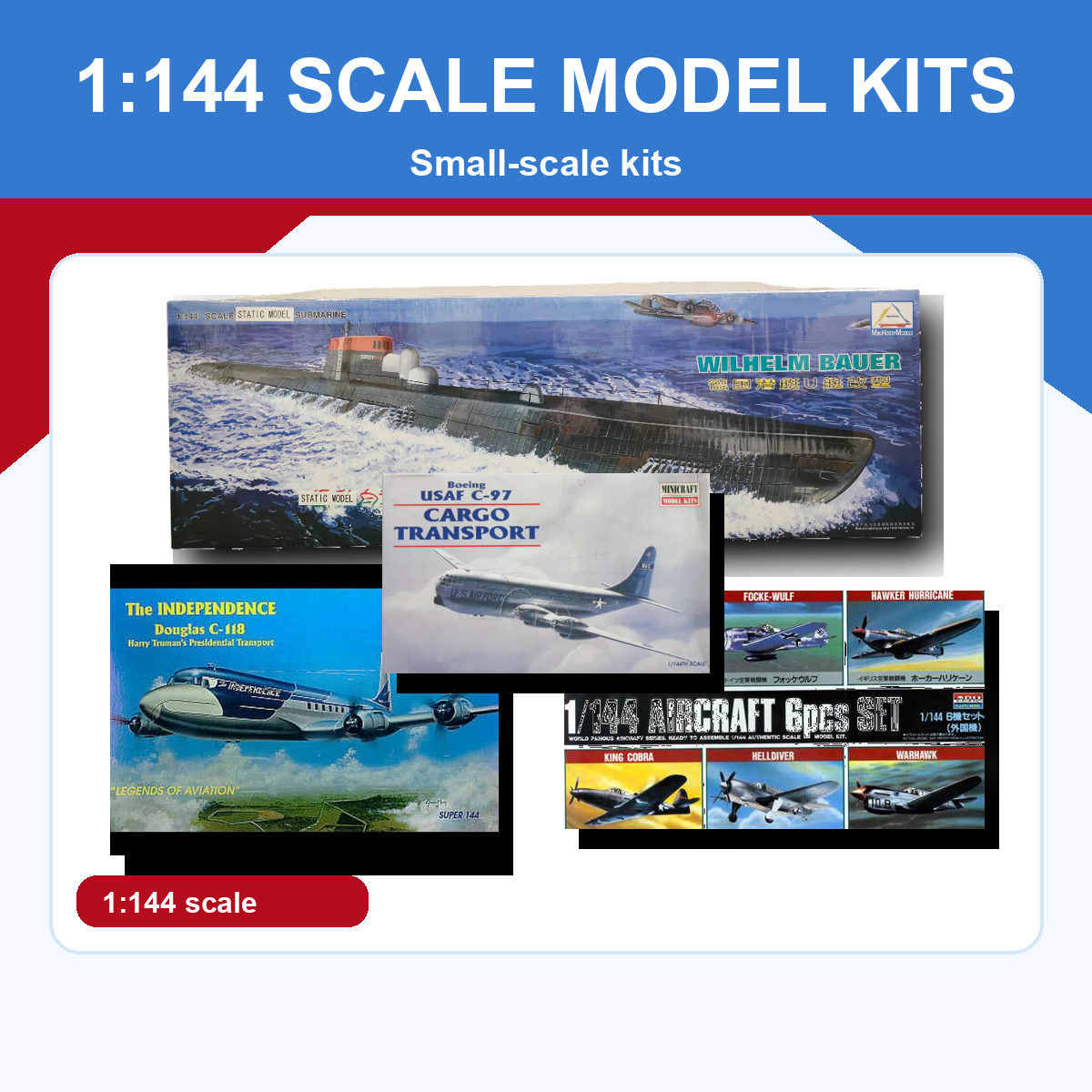 1:144 Scale Model Kits collection