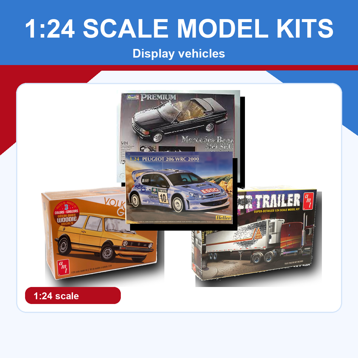 1:24 Scale Model Kits collection
