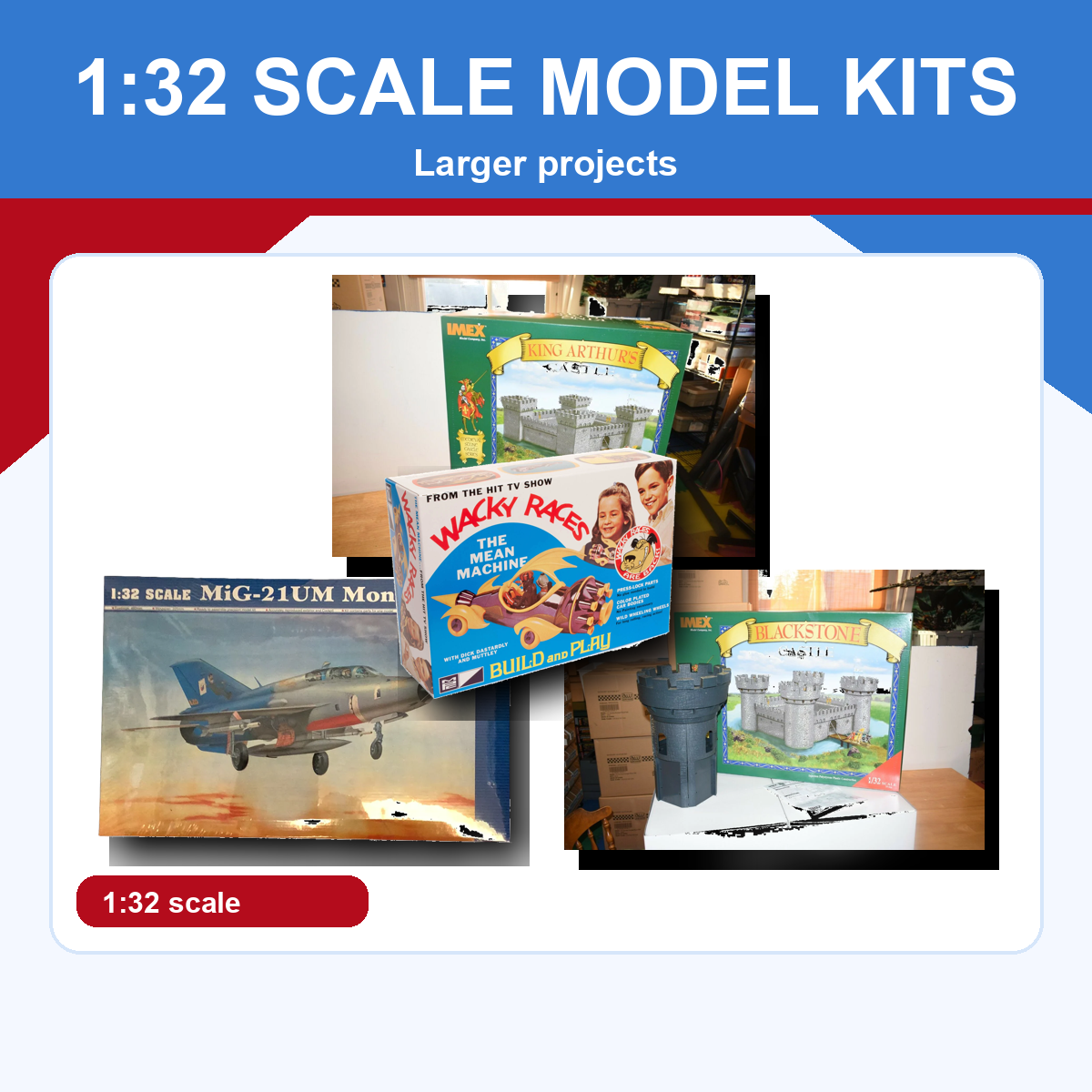 1:32 Scale Model Kits collection