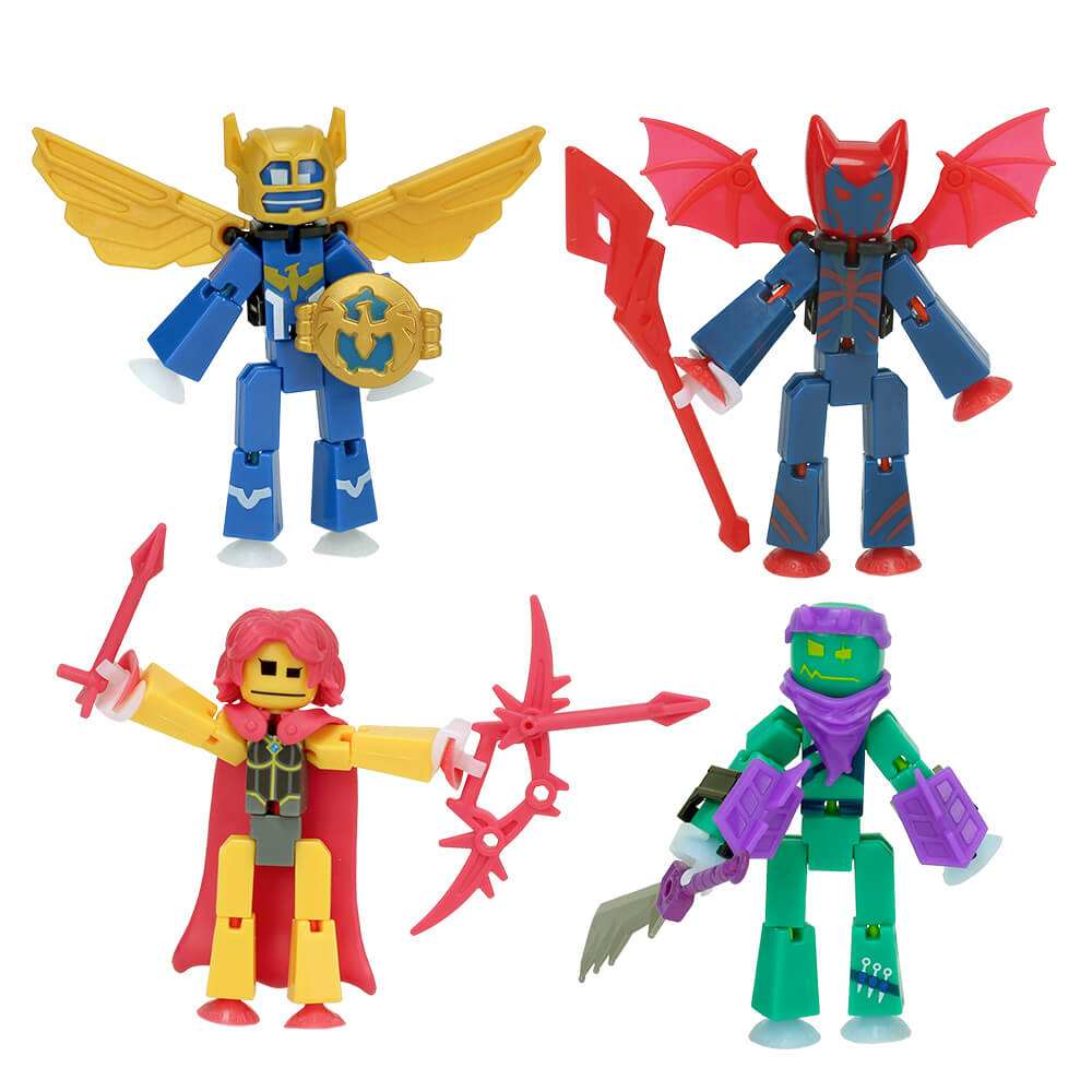 StikBot Legendz Series 1 characters with accessories