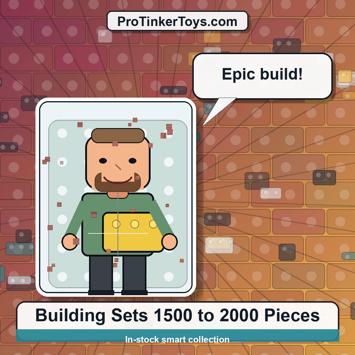 Building Sets 1500 to 2000 Pieces ProTinkerToys collection image