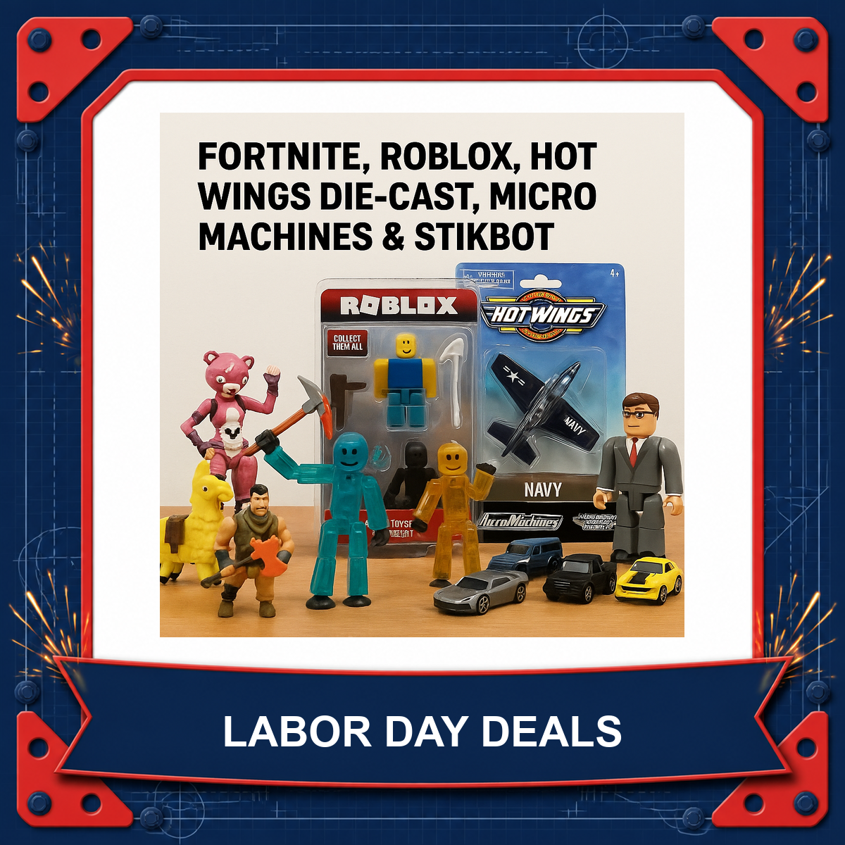 Tinkerbots and small diecast Labor Day sale collection