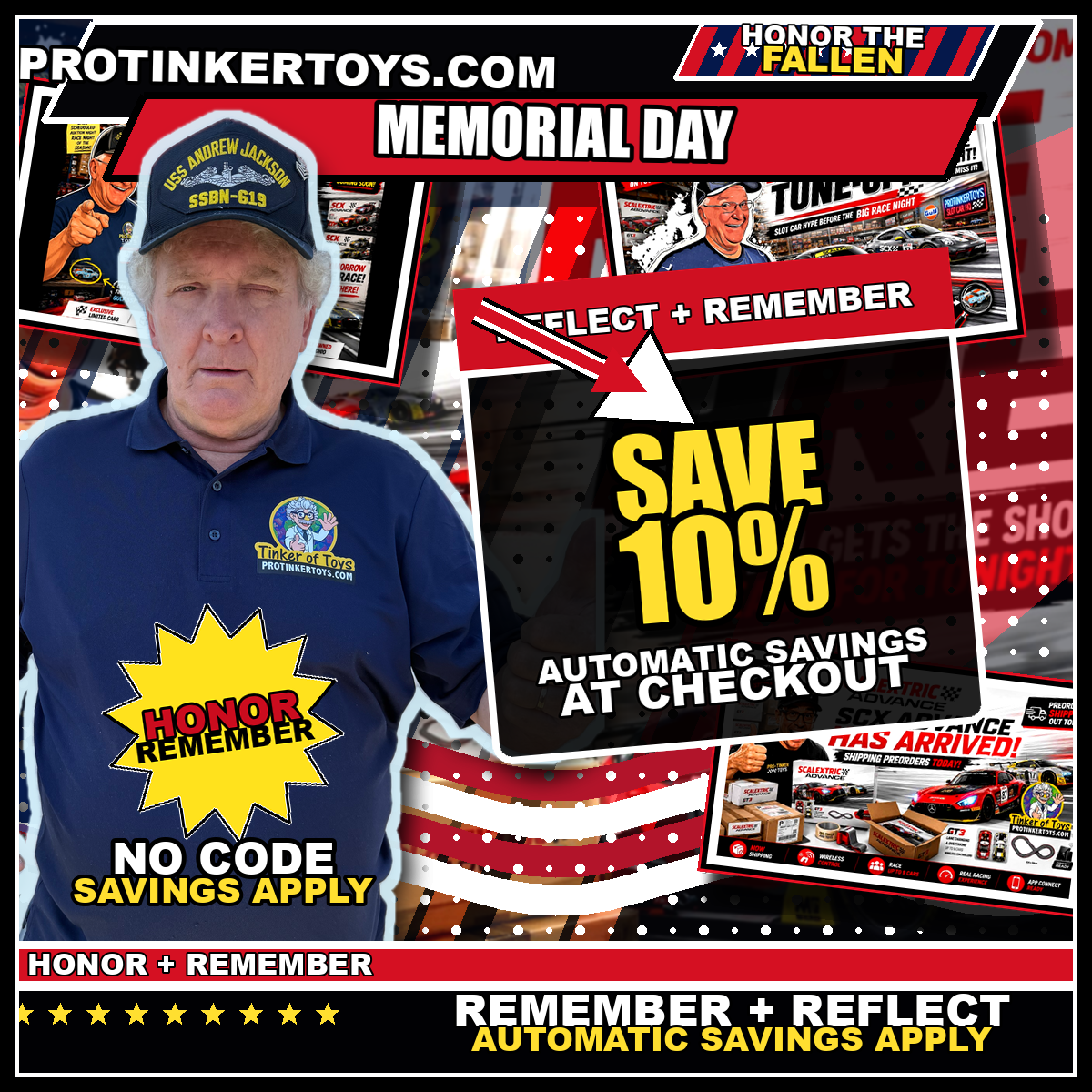 Memorial Day 10% Off