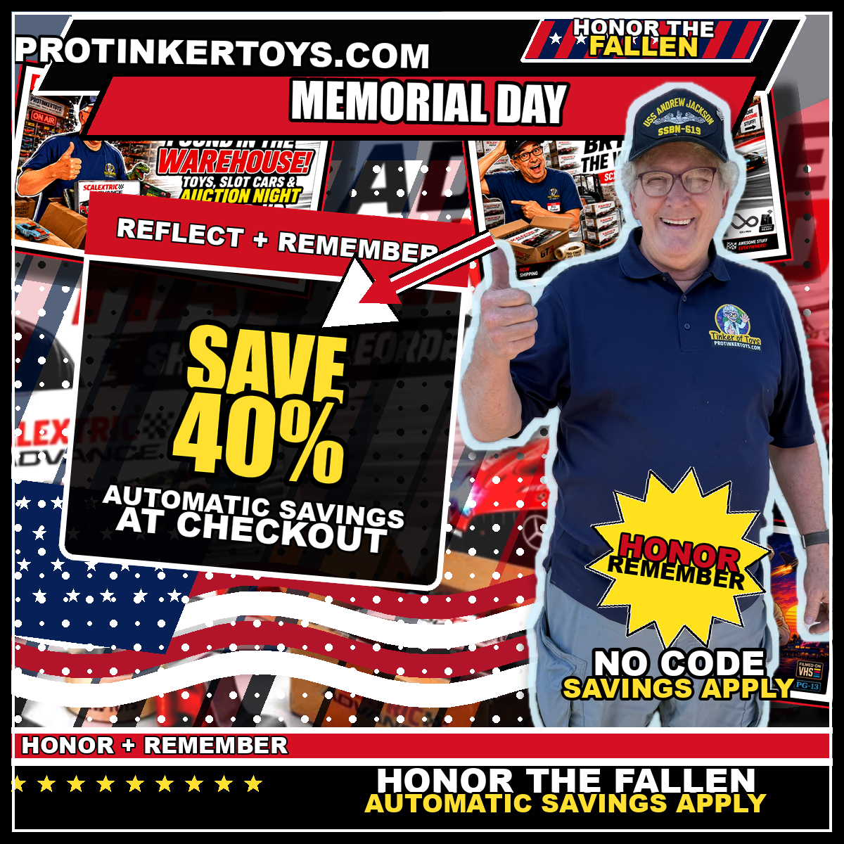 Memorial Day 40% Off