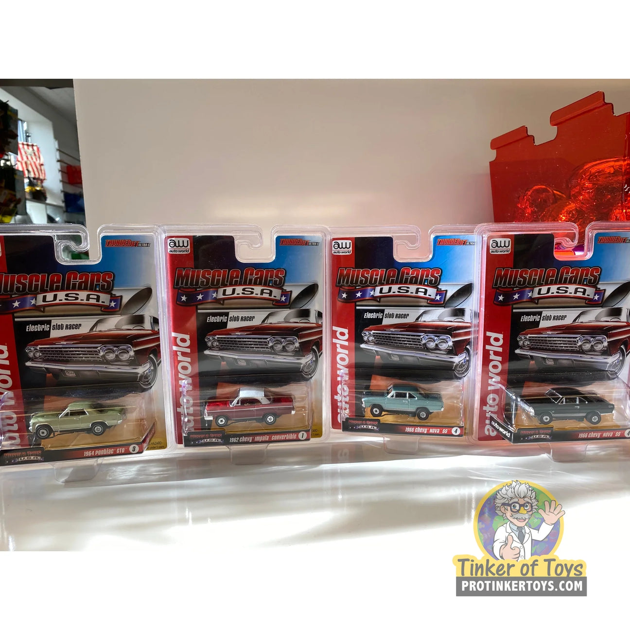 SC340 Auto World Muscle Cars USA Thunderjet Release 25 HO slot cars