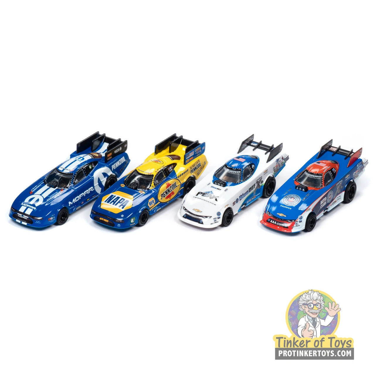 SC352 Auto World NHRA Funny Cars 4Gear Release 24 HO slot cars