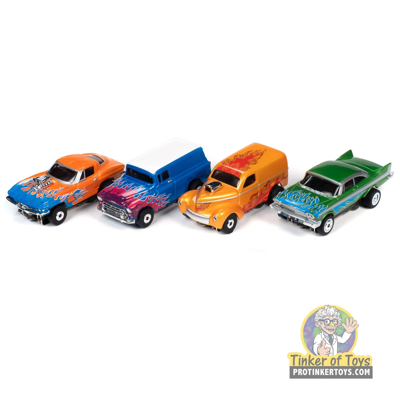 SC353 Auto World Flames Thunderjet Release 29 HO slot cars