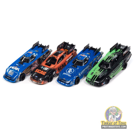 SC405 - 4Gear 2024 Release 1 NHRA Funny Cars HO Slot Cars