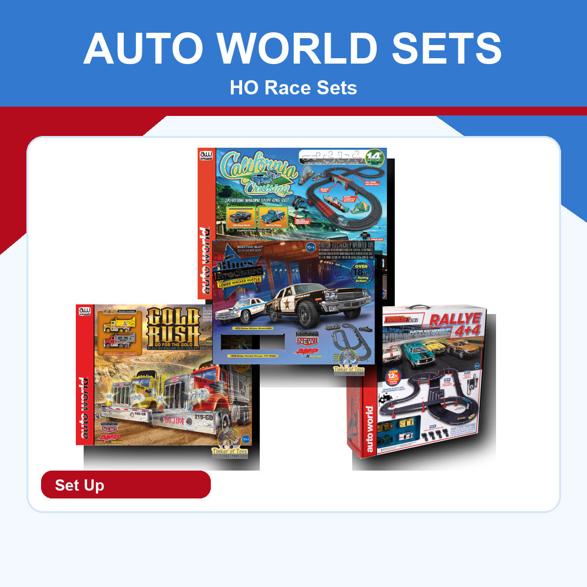 Auto World Racing Signs Auto World Sets – Page 2 – ProTinkerToys.com