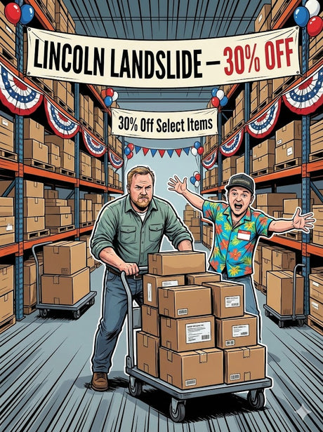 The Lincoln Landslide — 30% Off