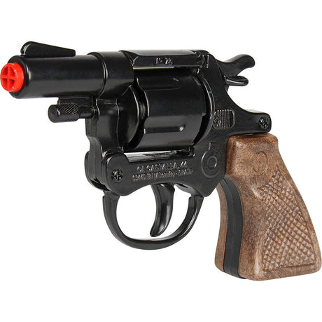 Police 357 Colt Detective Style 8-Shot Holster Set - Black | 3073/6 | Gonher