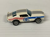 Aurora AFX non-magnatraction Trans Am Camero white/red/blue/silver #6  | 1756| Aurora - AFX