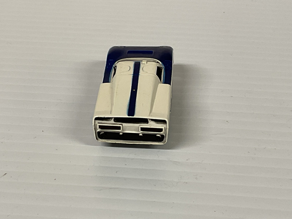 Aurora AFX -Thunder-jet Ford J Car "Flamethrower" White/Blue  | 1430 | Aurora - AFX- Model Motoring