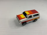 Aurora AFX  magnatraction lIghted Chevy Blazer White/red/Orange/Yellow  | 1984 | Aurora - AFX