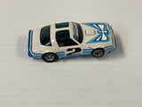 Aurora AFX magnatraction Pontiac, Firebird Trans Am, white/light blue/dark blue | 1981 | Aurora - AFX