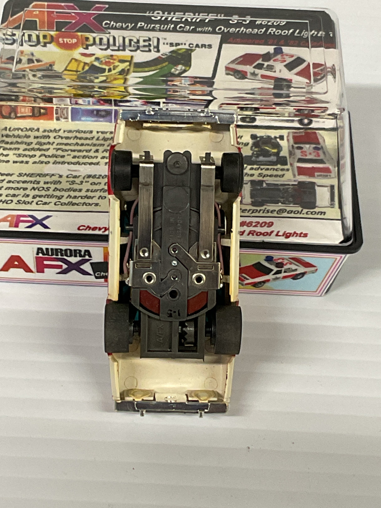 Aurora AFX "Sheriff" S-3 Red/White |6209 | Aurora - AFX