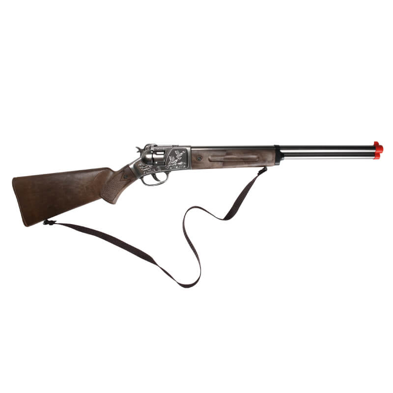 Cowboy 12-Shot Revolver Rifle - Silver | 97/0 | Gonher – ProTinkerToys.com