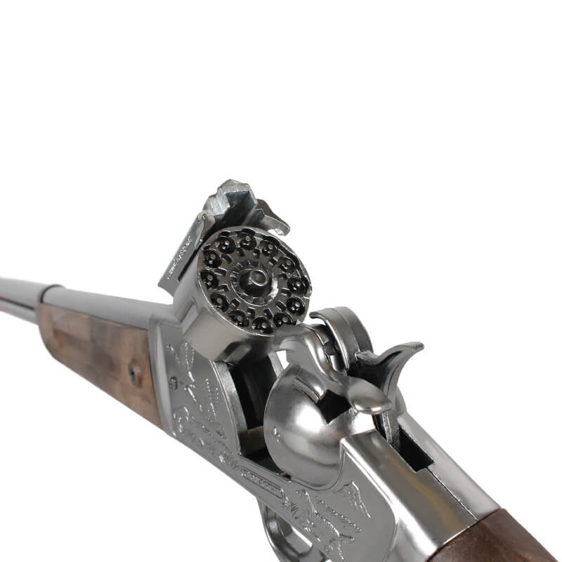 Cowboy 12-Shot Revolver Rifle - Silver | 97/0 | Gonher – ProTinkerToys.com