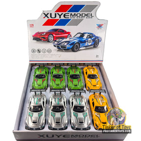 Assortment of 1:24 scale diecast AMG cars with lights and music features for Xu Ye MIC1543