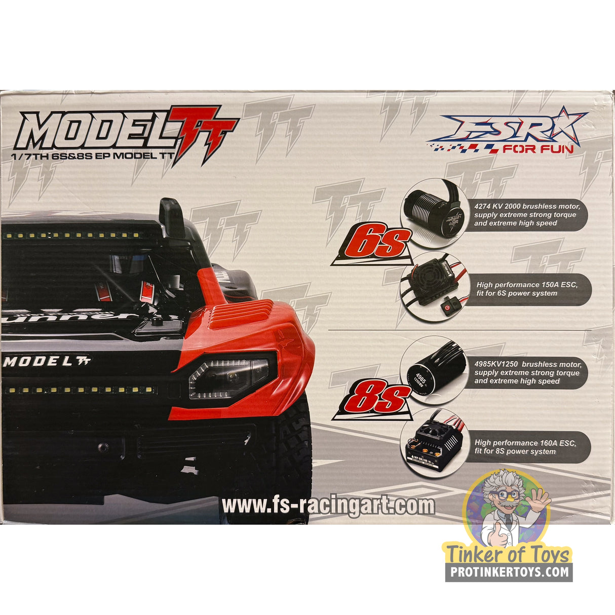 1/7 Scale 8S Runner Brushless Short Course Truck (Blue) | FSR25105 | FS Racing