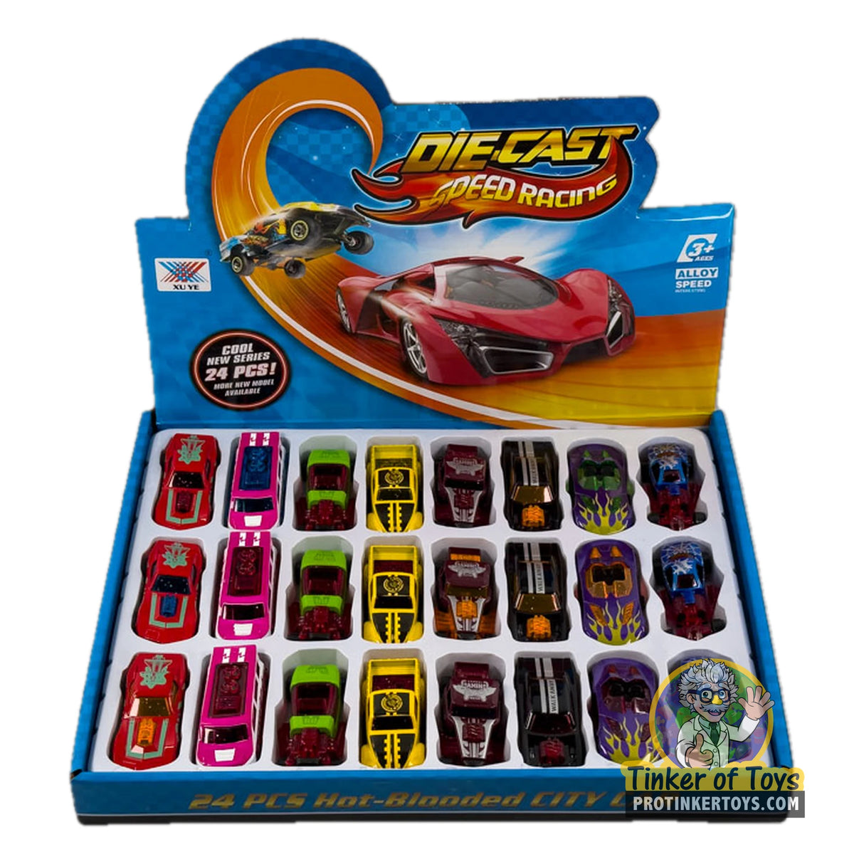 1:72 Alloy Diecast Hot Rods Pullback | MIC1520 | Xu Ye