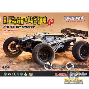 Black 1/8 scale 6S electric off-road buggy ready to run for FS Racing FSR25135