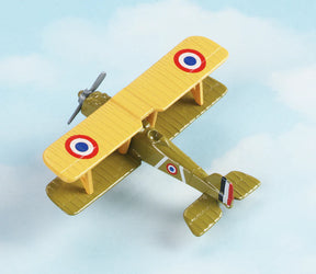 Model airplane of a British SE5 "bushwacker" biplane for HotWings 11109