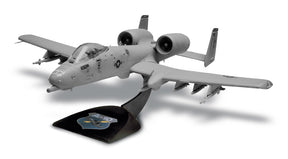 Model kit of an A-10 Warthog attack aircraft with squadron insignia for Revell 85-1181