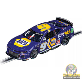 Blue NASCAR Camaro race car replica with Elliott's number 9 for Carrera Evolution 20027766