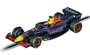Red Bull racing car model, M. Verstappen, number 1, on a track for Carrera Go!!! 20064280